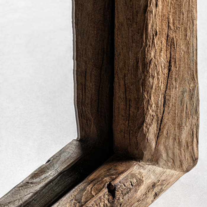 Oglinda etnica lemn tec verticala|Oglinzi decorative [2]
