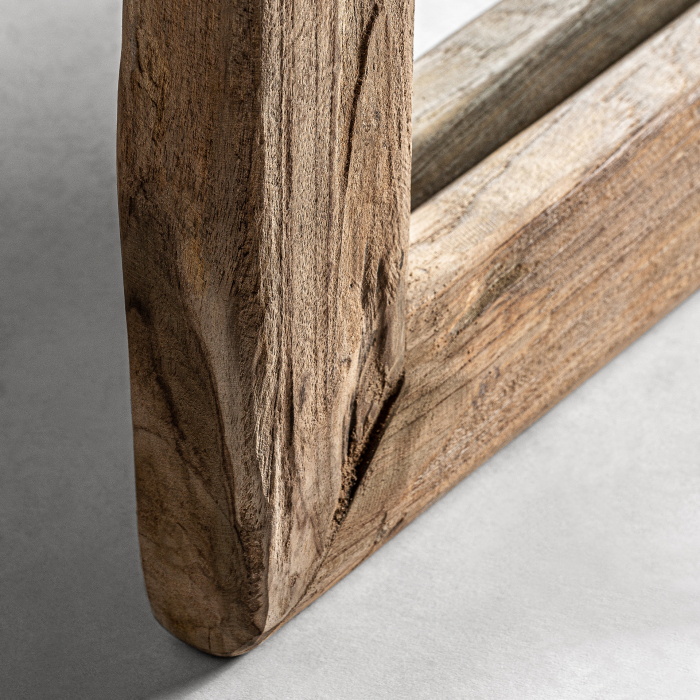 Oglinda etnica lemn tec verticala|Oglinzi decorative [3]