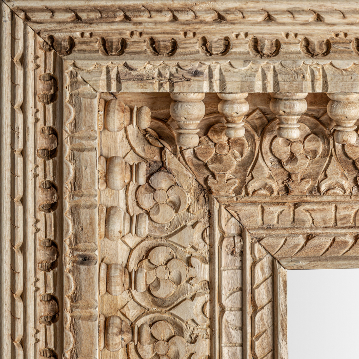 Oglinda etnica unicat mango sculptat|Oglinzi decorative [4]