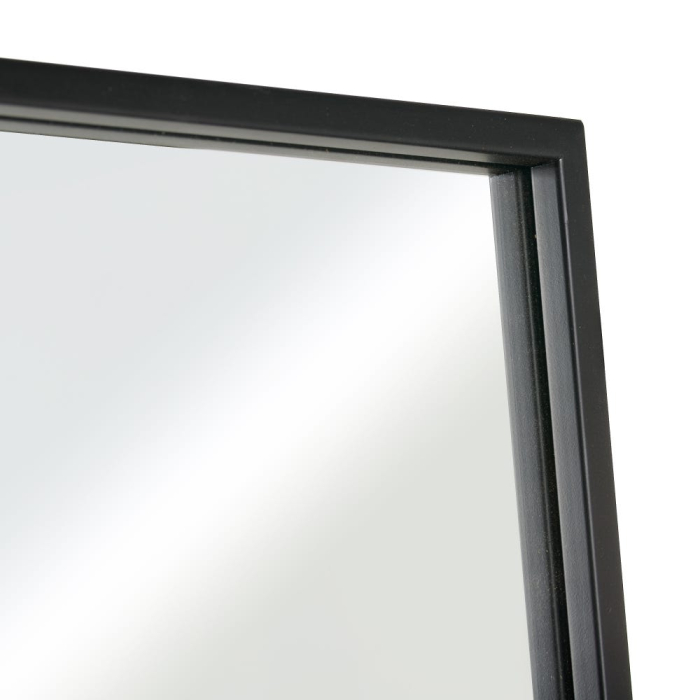 Oglindă verticală tip fereastră cu ramă neagră din metal [4]