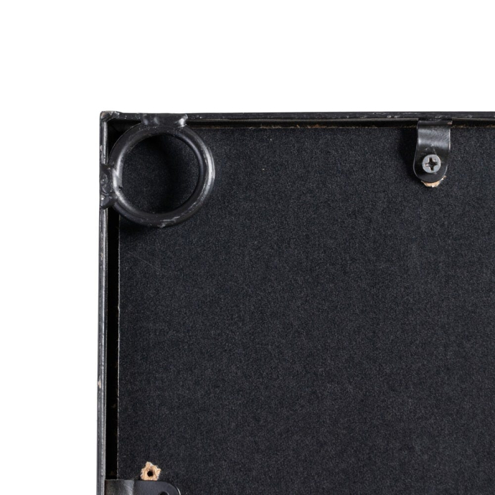 Oglindă verticală tip fereastră cu ramă neagră din metal [5]