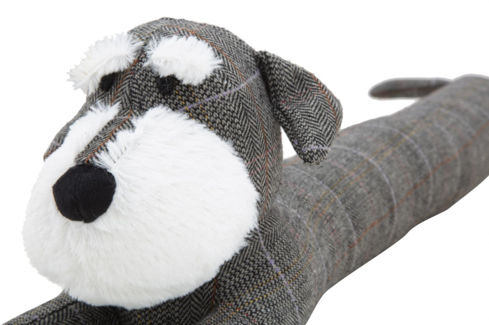 Opritor usa lung caine schnauzer textil spic bot alb 88x19 - CreativDeco.ro [5]