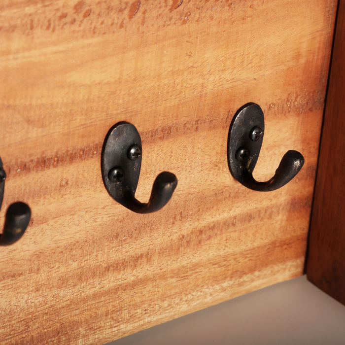Organizator lemn mahogany etnic|Accesorii organizare premium [3]