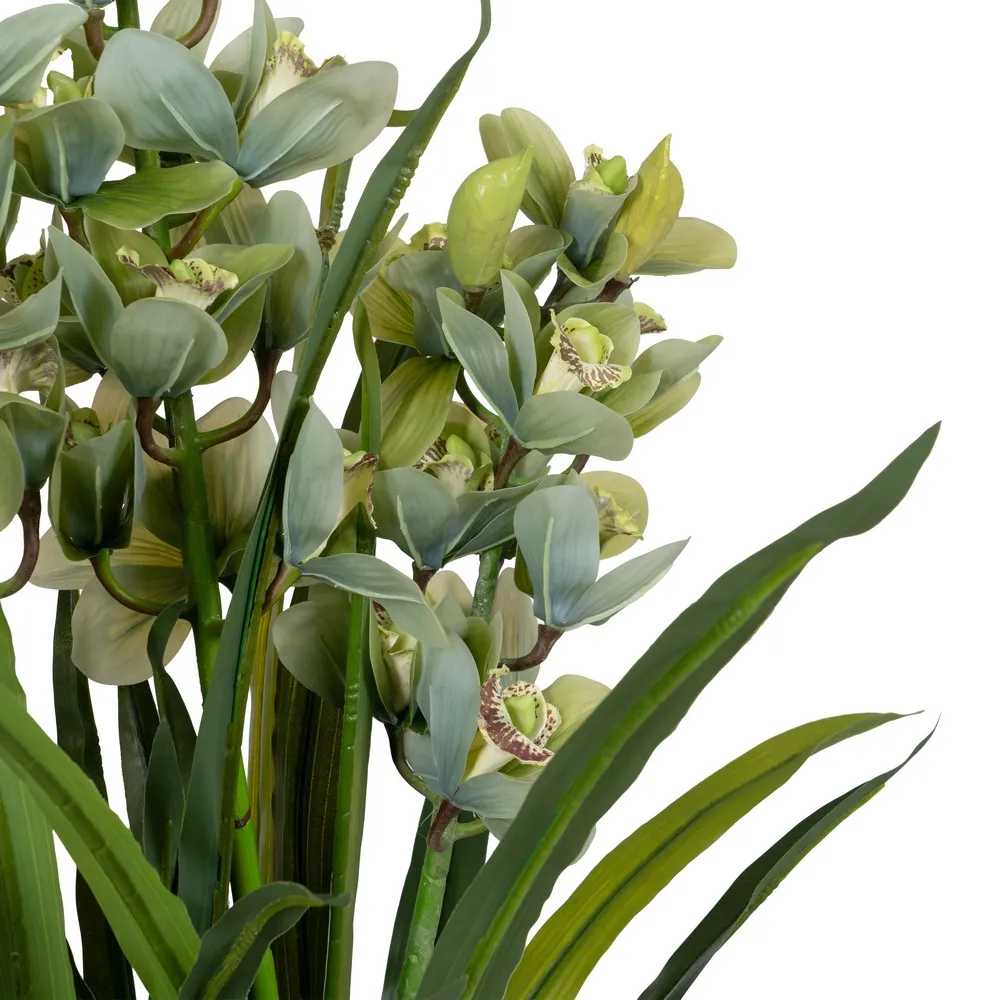 Orhidee artificiala cu flori verzi | Plante artificiale unice [3]