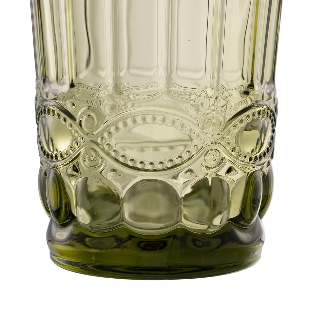 Pahar Apa Green, Cristal Verde - CreativDeco.ro [2]