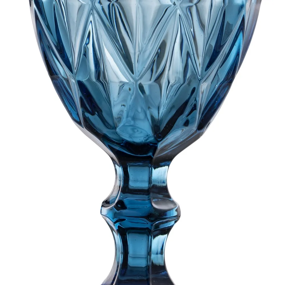 Pahar Vin Blue, Cristal Albastru - CreativDeco.ro [3]