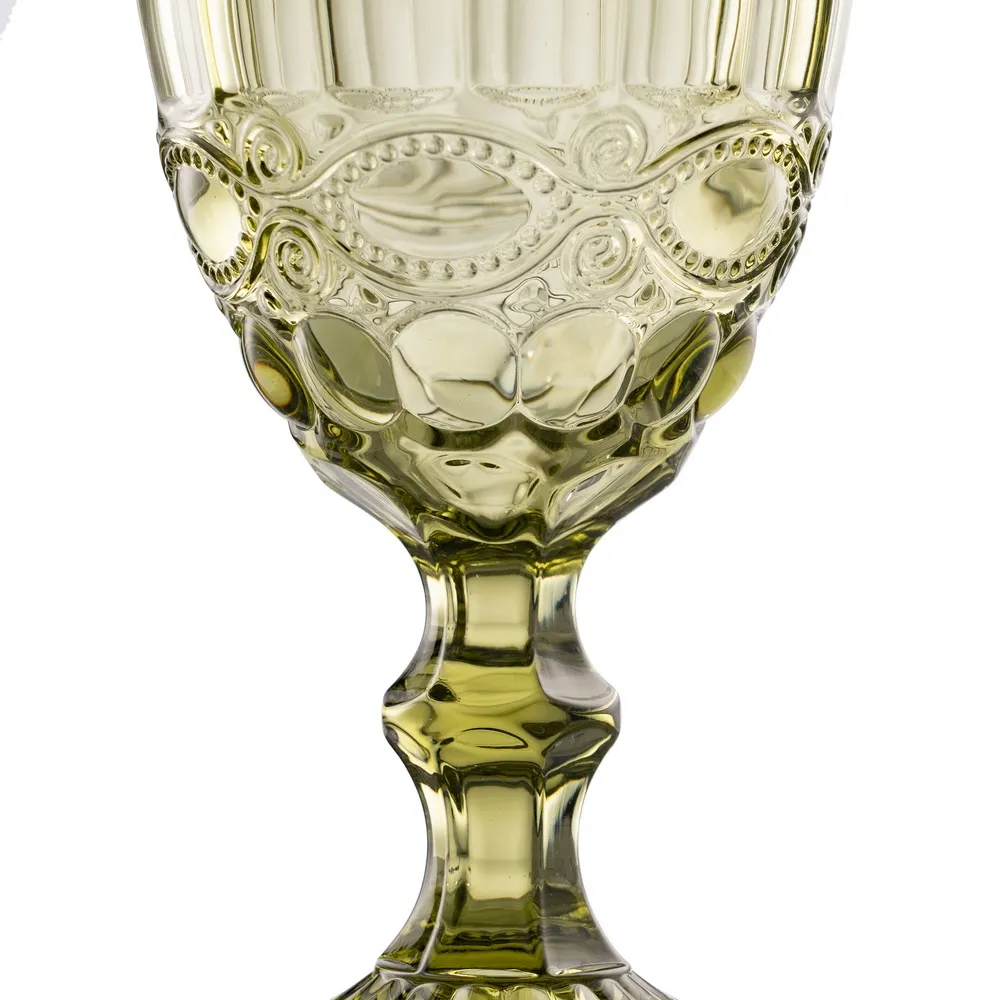 Pahar Vin Green, Cristal Verde - CreativDeco.ro [3]