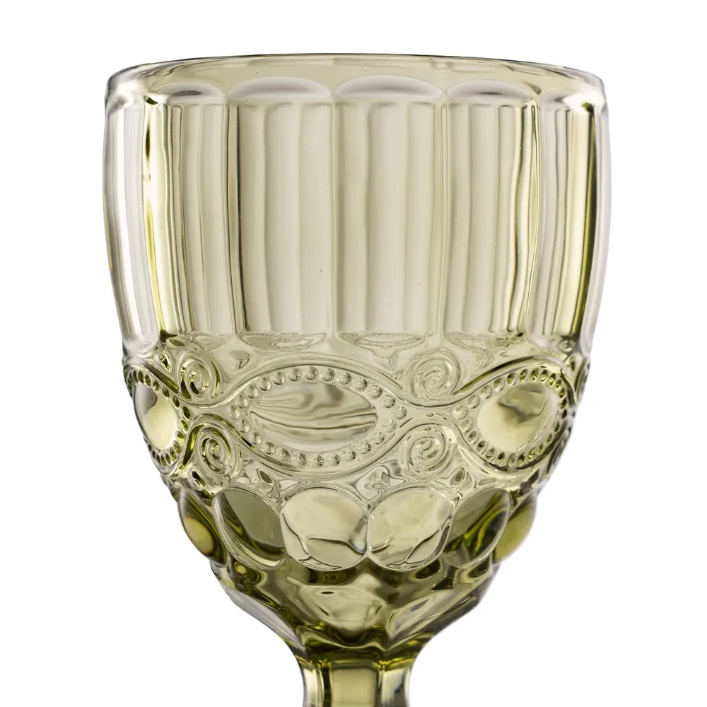 Pahar Vin Green, Cristal Verde - CreativDeco.ro [2]