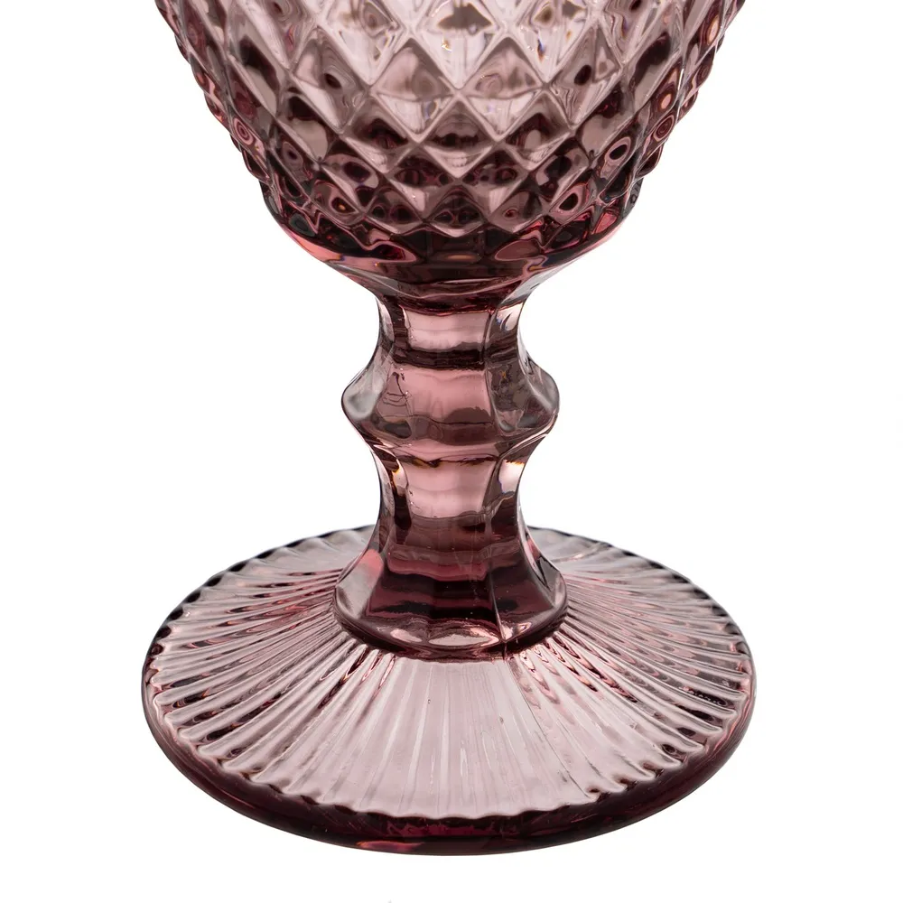 Pahar Vin Pink, Cristal Roz - CreativDeco.ro [4]