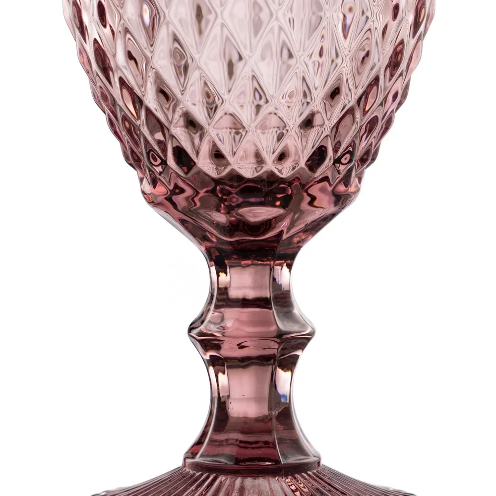 Pahar Vin Pink, Cristal Roz - CreativDeco.ro [5]