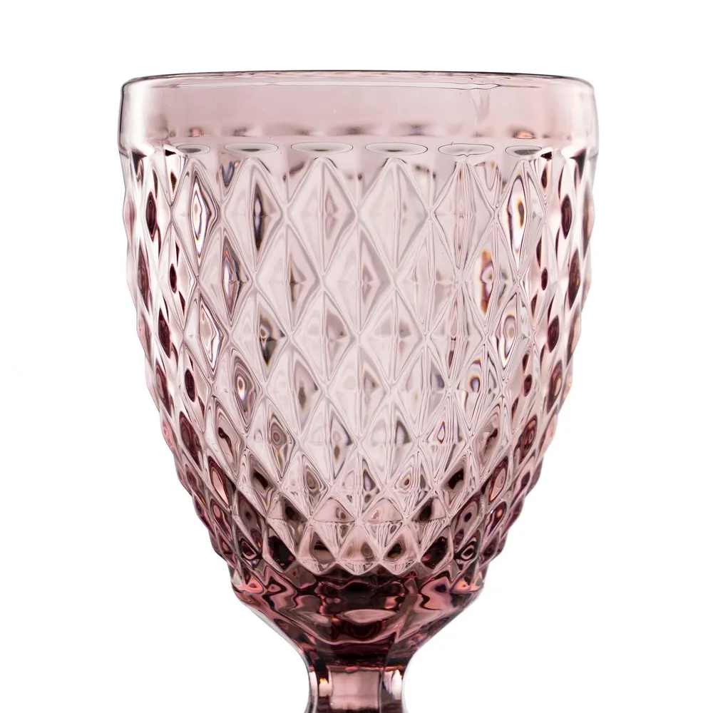 Pahar Vin Pink, Cristal Roz - CreativDeco.ro [2]