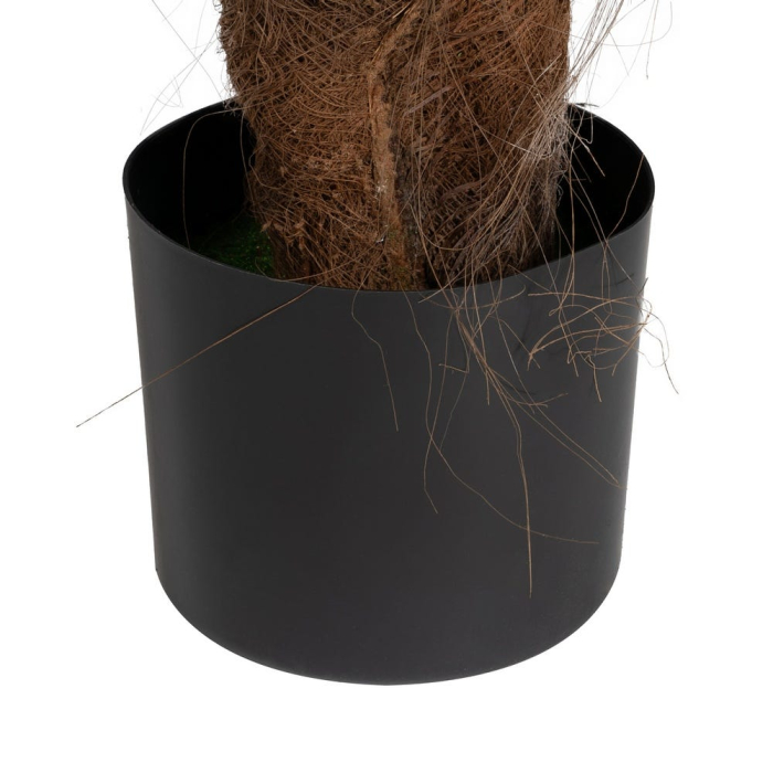 Palmier artificial decorativ cu frunze bogate și ghiveci negru [6]