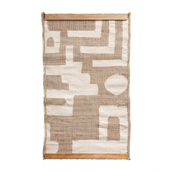 Panou decorativ bumbac crem boho|Panouri textile de calitate [2]