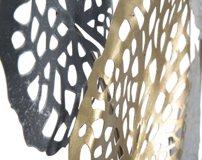 CreativDeco Decoratiune Perete Auriu Argintiu Eleganta Glam [5]
