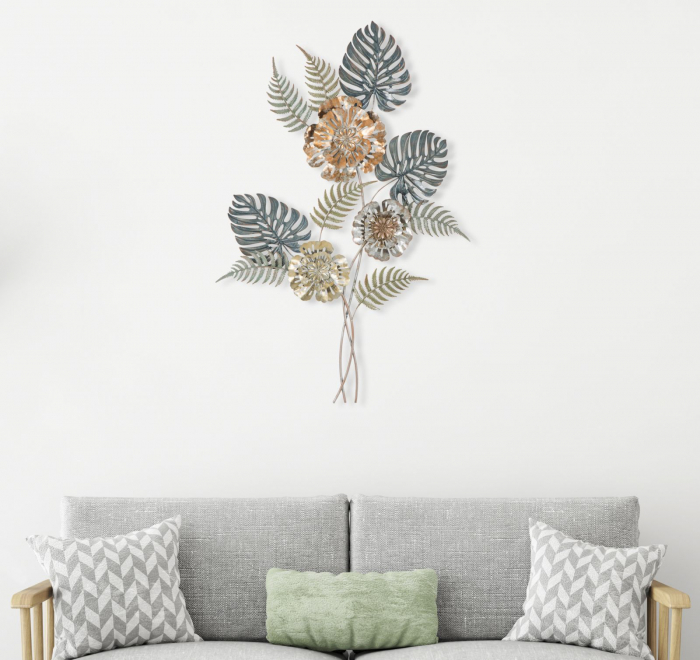 Decoratiune Metalica Frunze Flori Glam - CreativDeco [8]