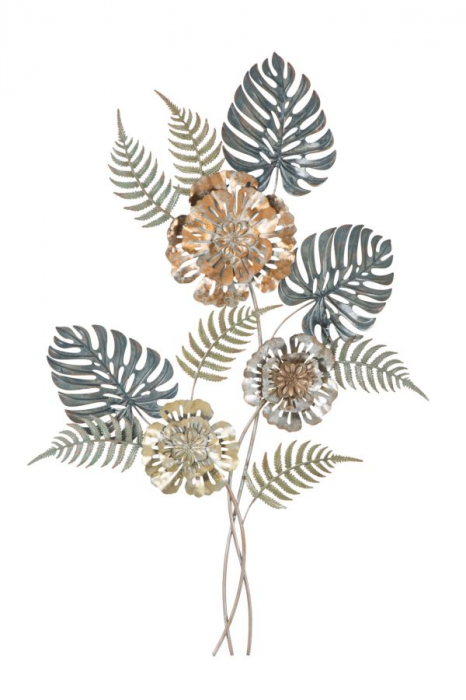 Decoratiune Metalica Frunze Flori Glam - CreativDeco [1]