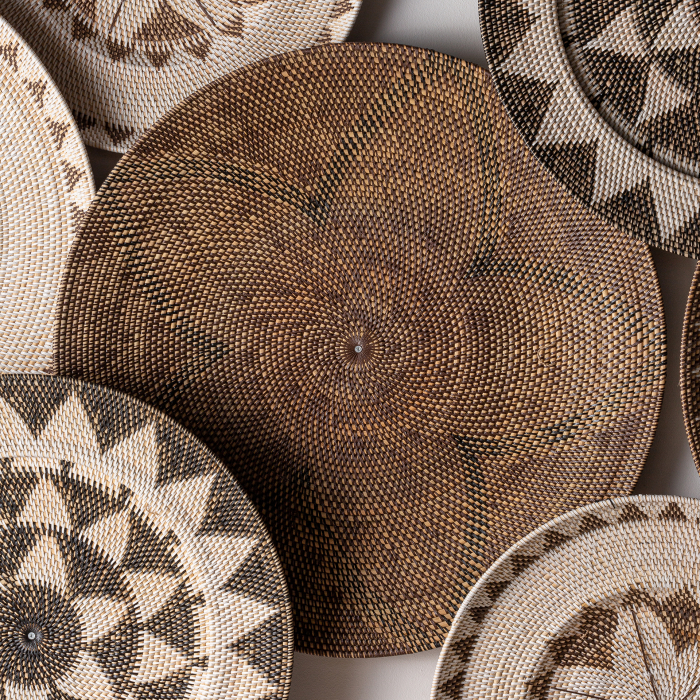 Panou decorativ ratan etnic|Decoratiuni perete naturale [3]