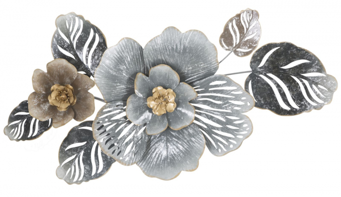 Decoratiune Perete Flori Frunze - Modern Minimalist CreativDeco [1]