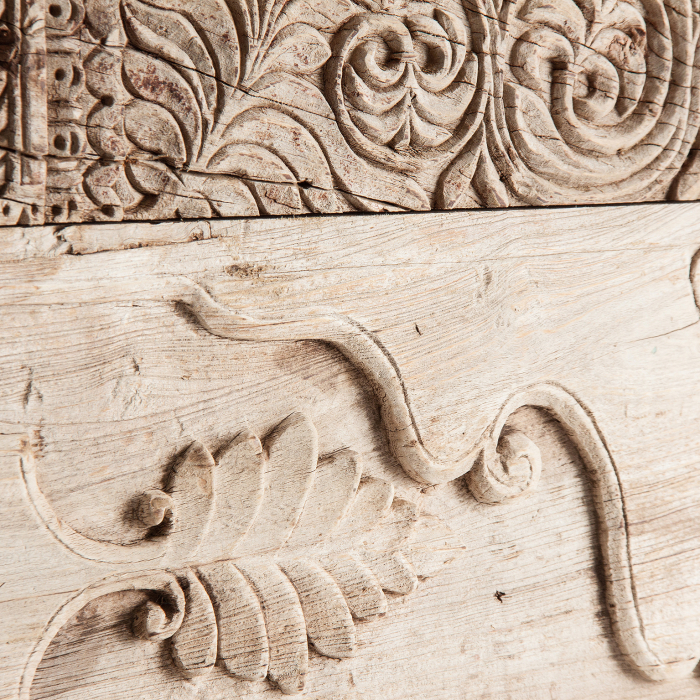 Panou decorativ oriental lemn tec|Panouri perete exotice [3]