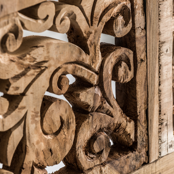 Panou decorativ provensal lemn tec|Panouri perete autentice [2]