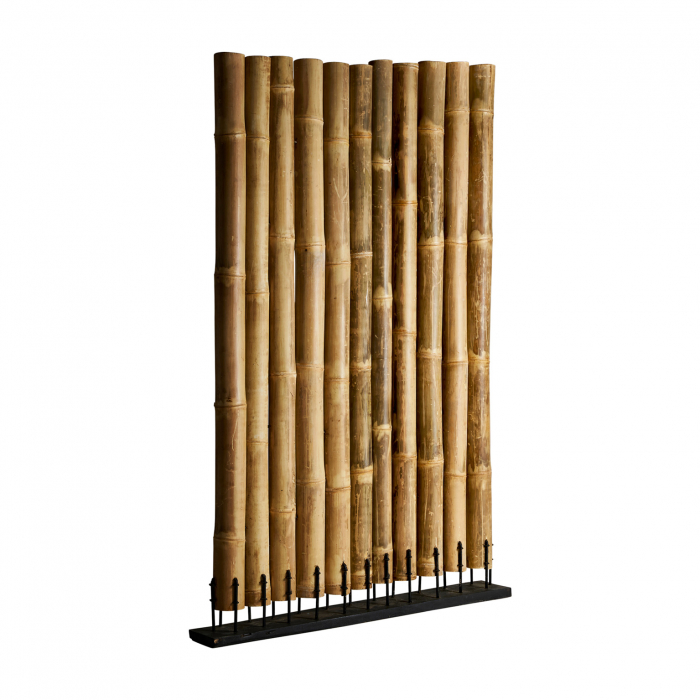Paravan etnic bambus maro | Decoratiuni interioare naturale [2]