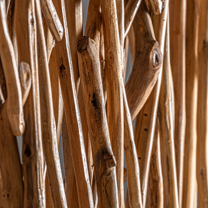 Paravan etnic lemn tec|Paravane versatile [4]