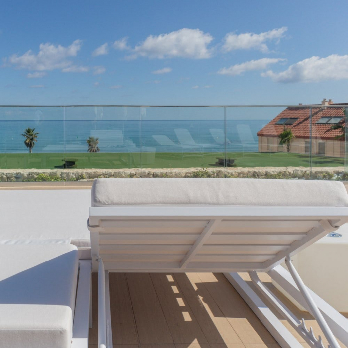 pat exterior dublu grafit cu saltea olefin mocca pentru rooftop și piscină [3]