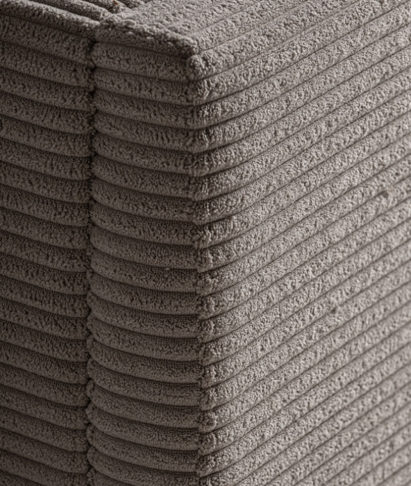 Pat tapițat poliester bej și lemn de pin [6]