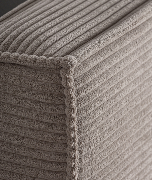 Pat tapițat poliester bej și lemn de pin [7]