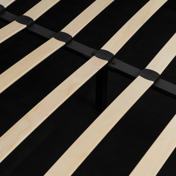 Pat tapitat gri cu depozitare [9]