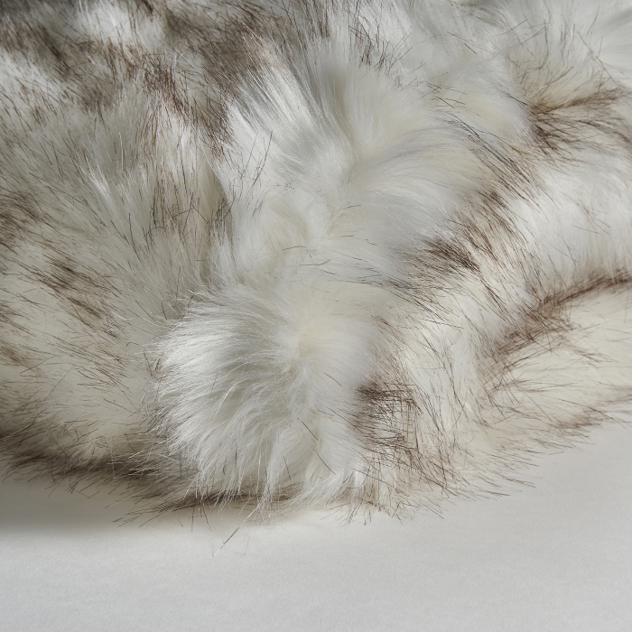 Patura microfibra blana bizon|Paturi decorative [2]
