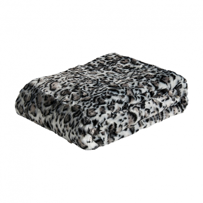 Patura microfibra imprimeu leopard|Paturi calduroase [1]