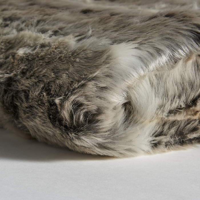 Patura microfibra blana lup gri|Paturi decorative [2]
