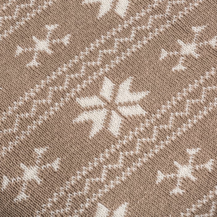 Patura shabby chic bumbac|Paturi vintage maro si bej [2]