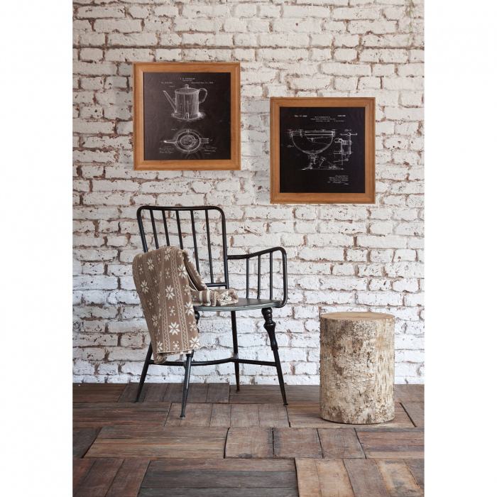 Patura shabby chic bumbac|Paturi vintage maro si bej [5]