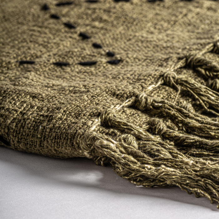 Patura bumbac verde stil provensal|Textile de casa confortabile [2]