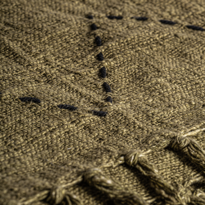 Patura bumbac verde stil provensal|Textile de casa confortabile [3]