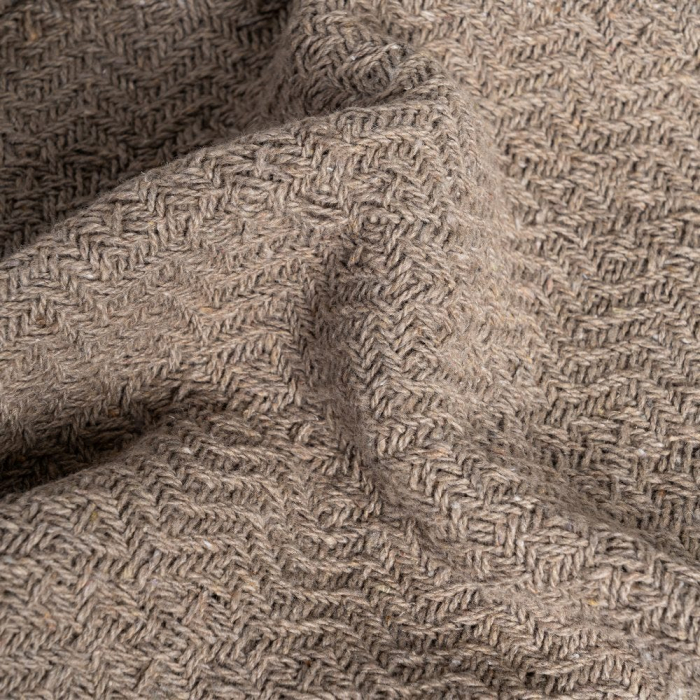 Textil maro din bumbac și stofă cu franjuri 180 x 270 cm [4]