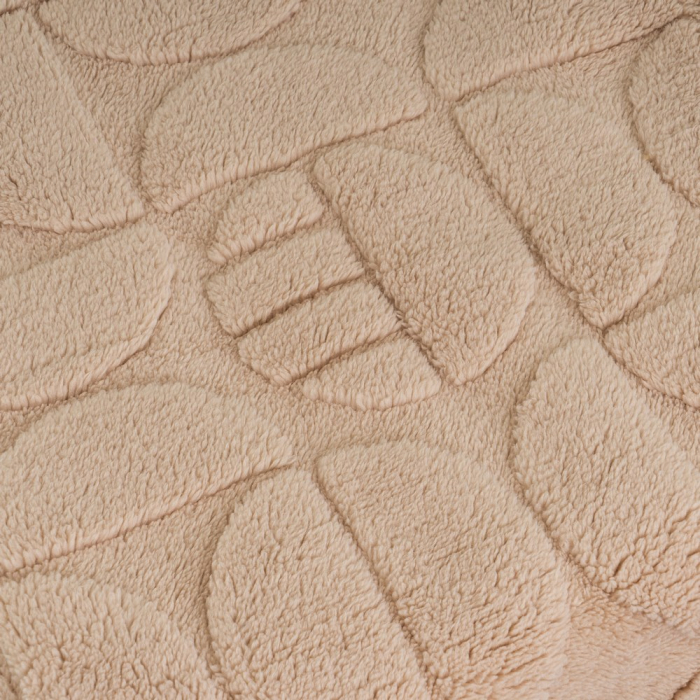 Patura sherpa gri cu model jacquard [4]