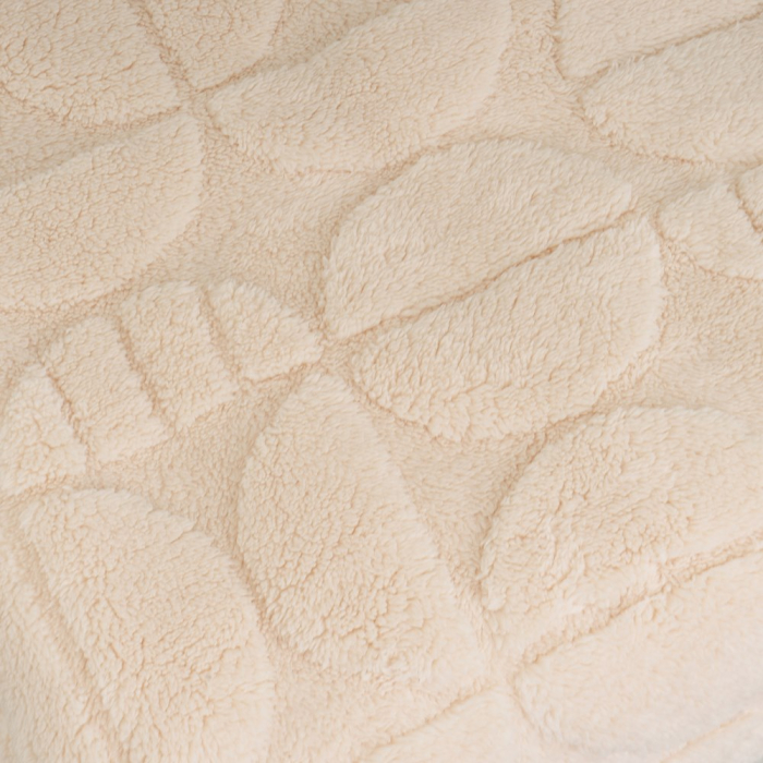 Patura sherpa nisip cu model jacquard [4]