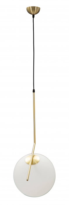 Pendul Glamy, fier/sticla, auriu/alb - creativdeco.ro [6]