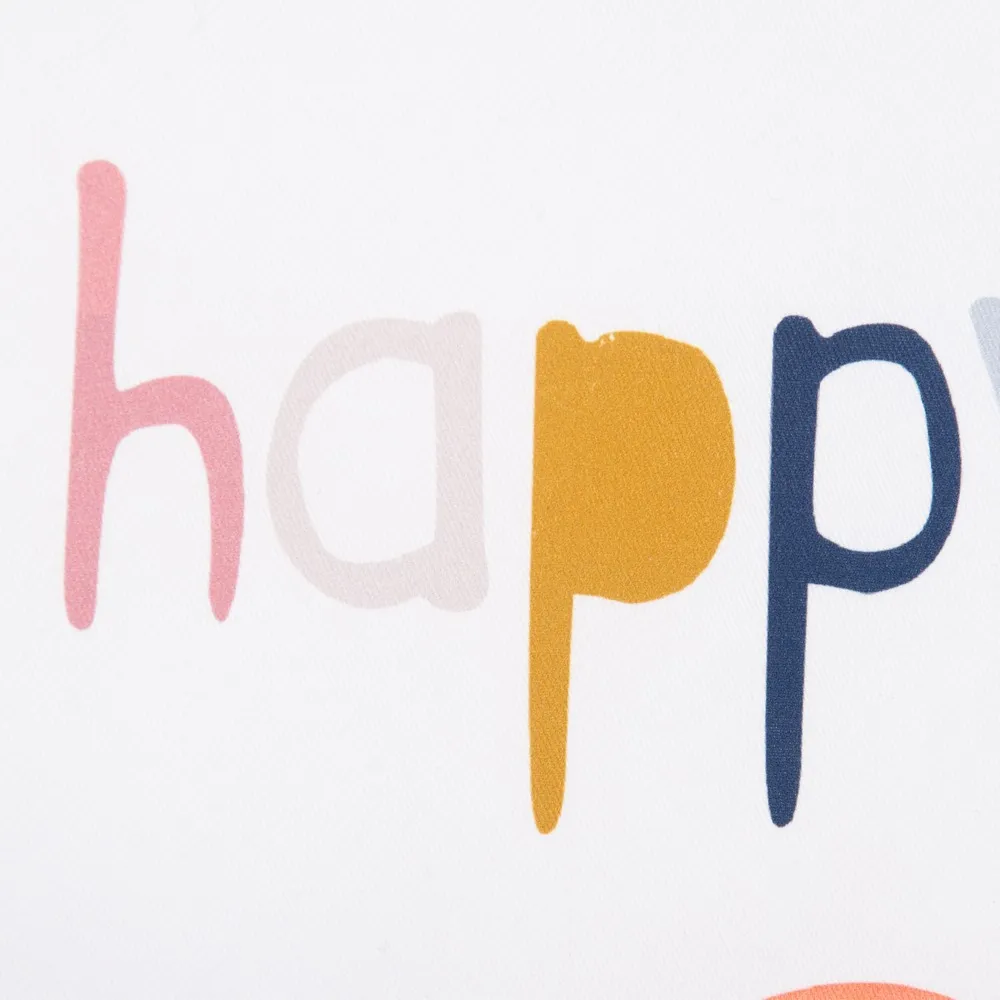 Perna bumbac copii Happy place | Perne motivationale copii | CreativDeco.ro [3]