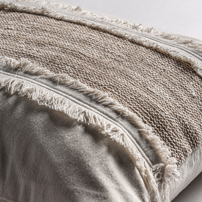 Perna decorativa bumbac alb antic provensal|Perne vintage de calitate [3]