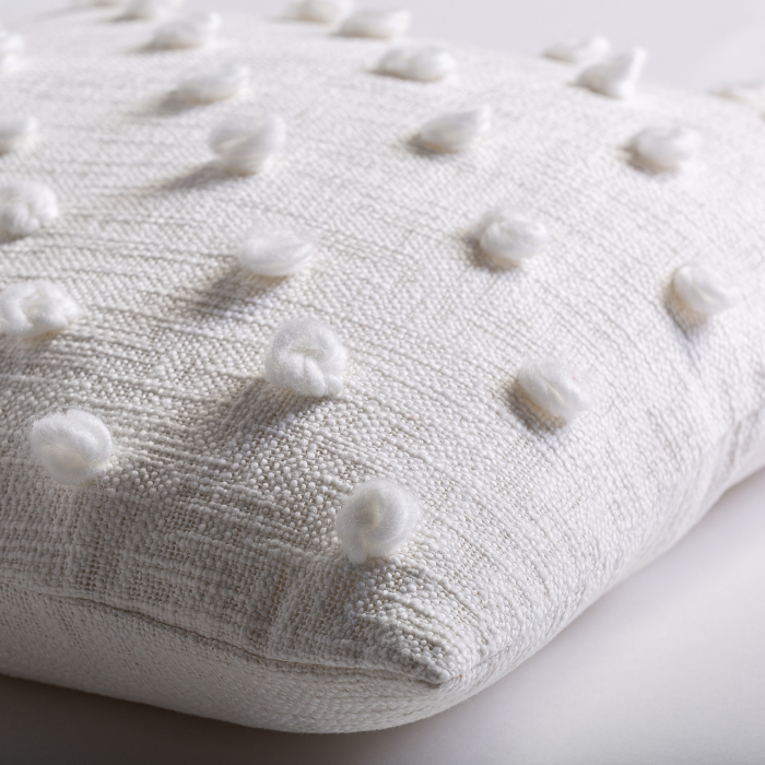 Perna decorativa bumbac alb provensal|Perne elegante de calitate [3]