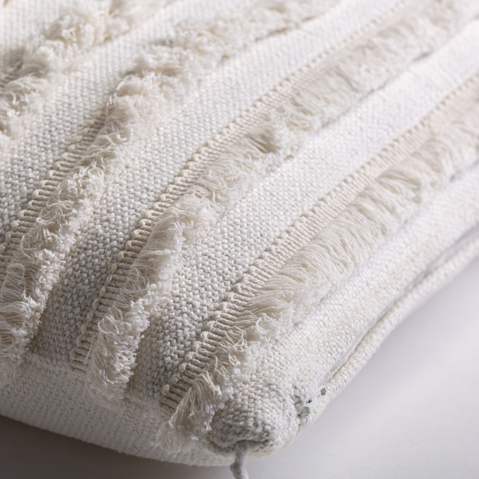 Perna decorativa bumbac alb provensal|Perne elegante de calitate [3]