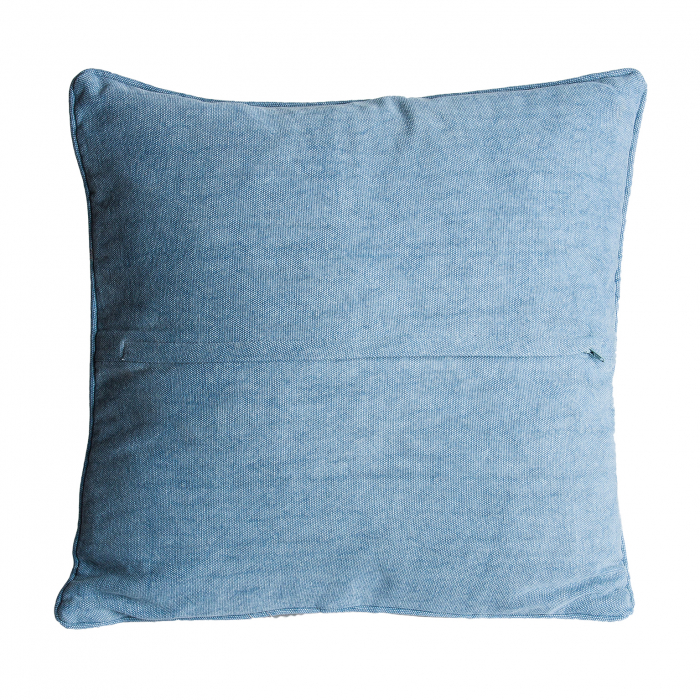 Perna decorativa bumbac albastru provensal|Perne brodate de calitate [2]