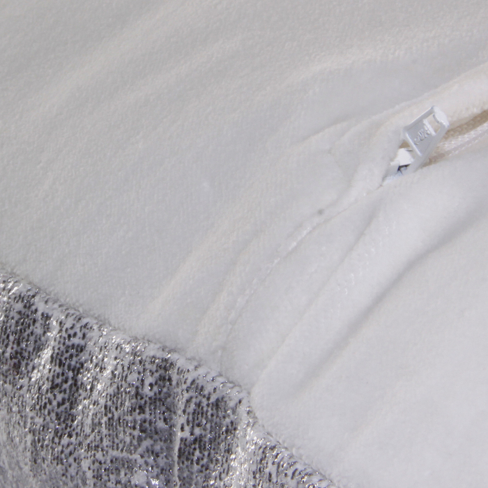 Perna decorativa bumbac argintiu|Perne moderne de lux [2]