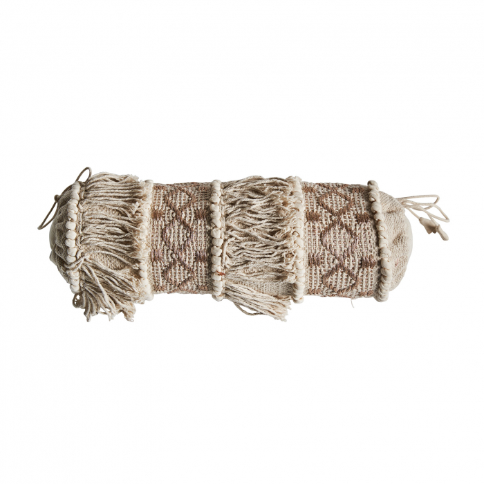 Perna decorativa bumbac crem vintage|Perne brodate de calitate [1]