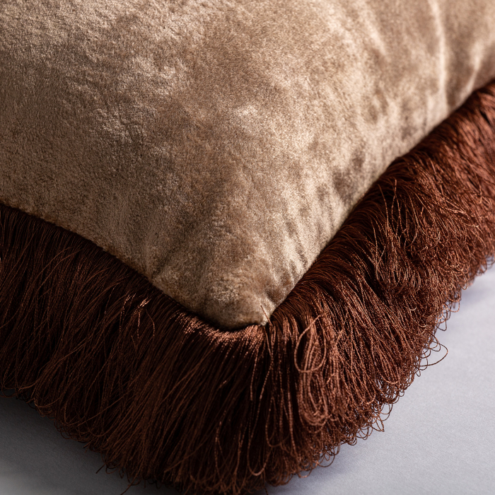 Perna decorativa catifea bej|Perne decorative elegante [3]