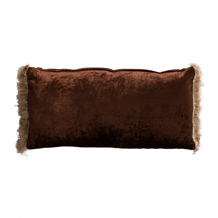 Perna decorativa catifea maro clasica|Perne elegante de calitate [2]